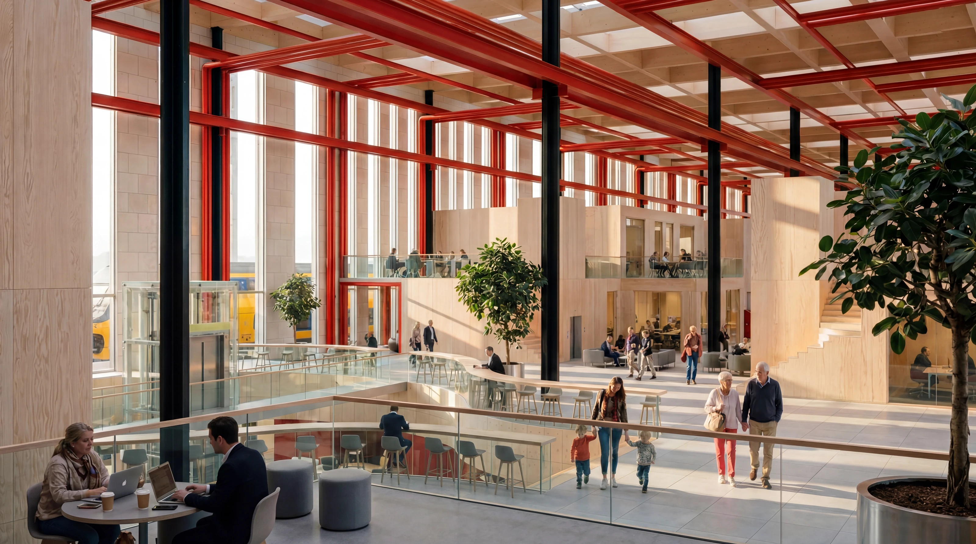Arrival view render of The Spatial Mediator